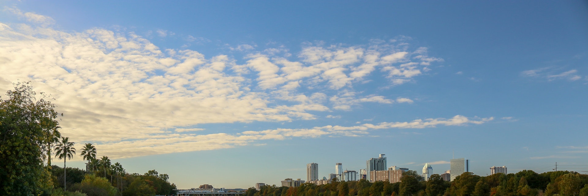Lady Bird Lake boardwalk, Austin, Texas.