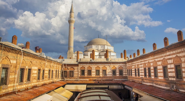 Awesome view of Kizlaragasi Han Caravanserai and Hisar Mosque in Izmir, Turkey. Izmir is a popular tourist destination in Turkey.
1464563572
historical, famous, popular, place, turkish, turkey, hisar, kemeralti, traditional, kizlaragasi, bazaar, han, landmark, building, exterior, ottoman, konak, historic, market, grand