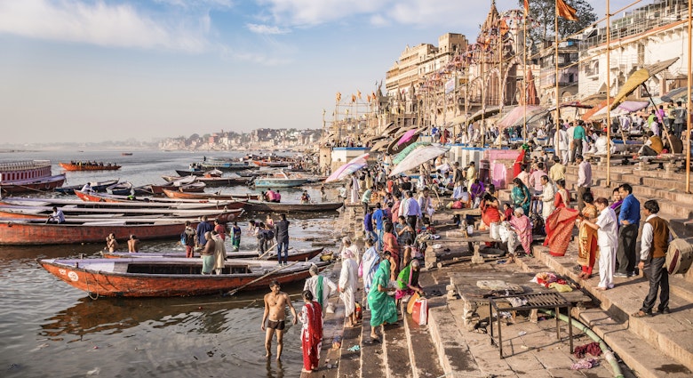 March 15, 2017: The sacred city of Varanasi with people taking a morning bath on the Ganges River.
1088906144
RFC, Shutterstock, asia, asian, banaras, bath, benares, boat, boats, city, colorful, cremation, crowd, crowded, cultural, culture, dirty, ganga, ganges, ghats, hindu, hinduism, holy, india, indian, landscape, panorama, panoramic, people, pilgrim, poor, poverty, pradesh, puja, religion, religious, river, sacred, spiritual, tourism, traditional, uttar, varanasi, water, ganges river, indian people, morning bath, sacred city, sacred river, tourist town, uttar pradesh, varanasi view, Boat, City, Cityscape, Flag, Handbag, Person, Port, Urban, Vehicle, Water, Waterfront
March 15, 2017: The sacred city of Varanasi with people taking a morning bath on the Ganges River.