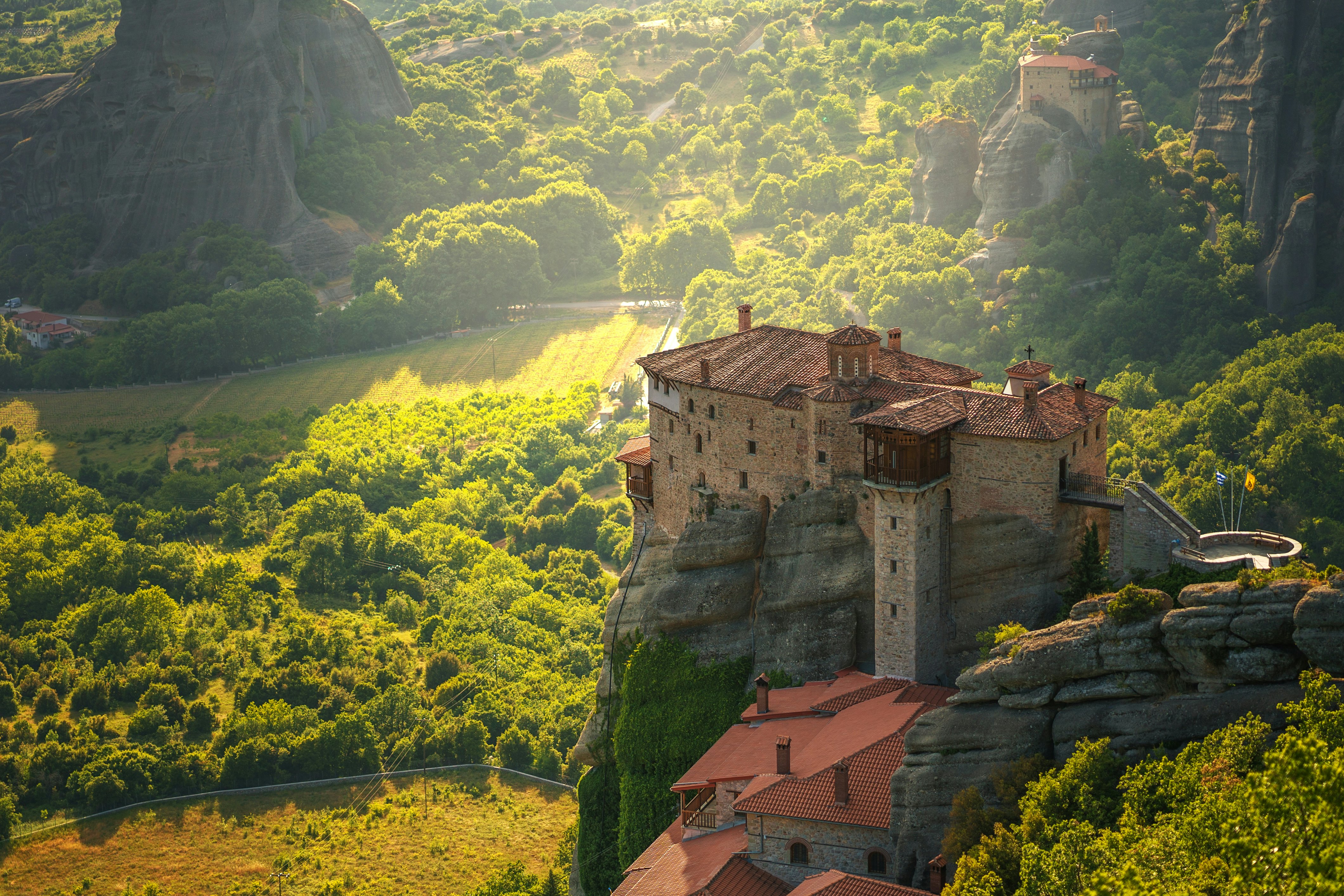 The monastery of Meteora.