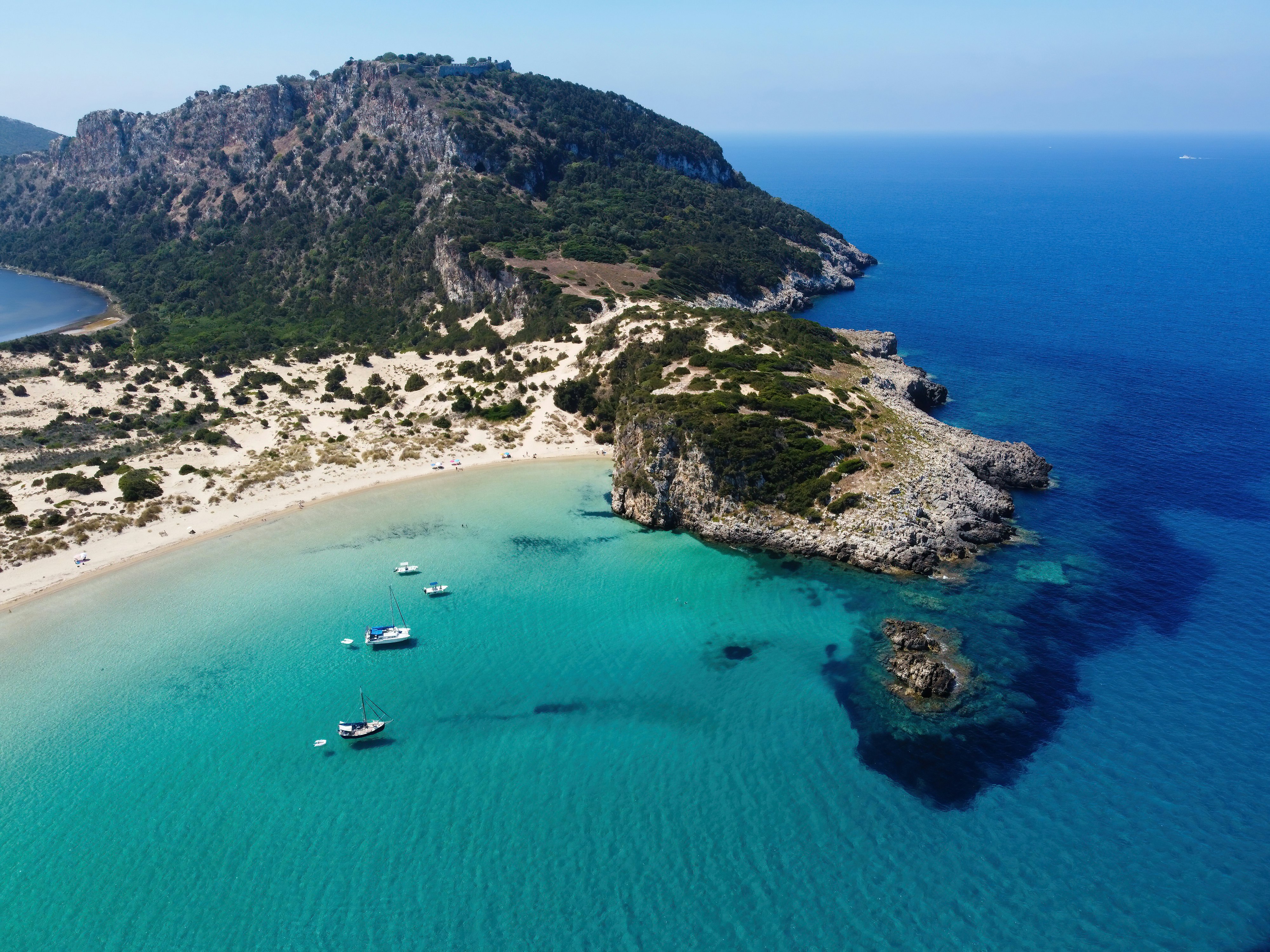 Voidokilia Beach.