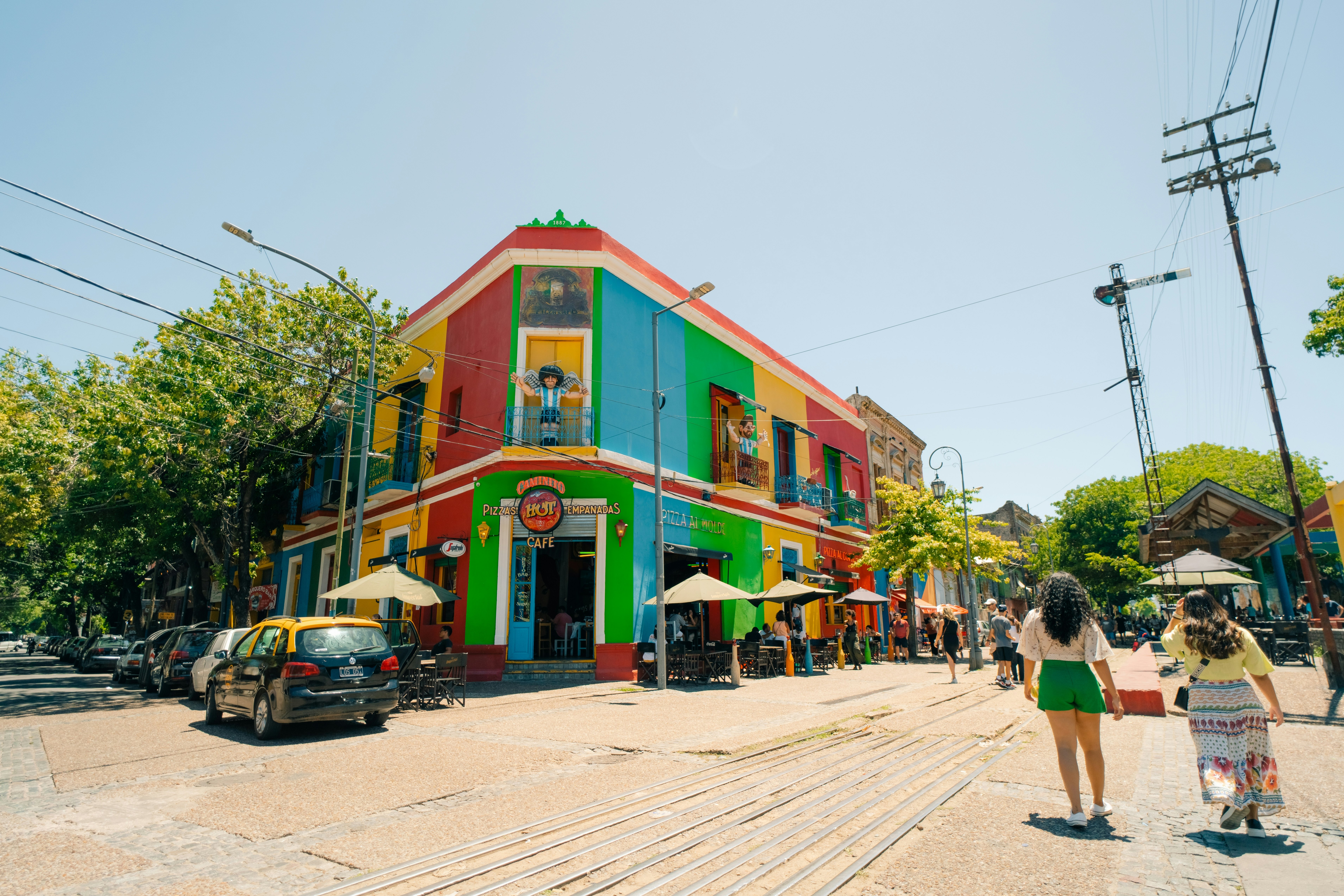 Bright colors of Caminito, the colorful street museum in La Boca neighborhood of Buenos Aires, Argentina - dec 2th 2023. High quality photo, License Type: media, Download Time: 2025-05-30T18:34:19.000Z, User: rhylton_redventures, Editorial: true, purchase_order: 65050 - Digital Destinations and Articles, job: Lonely Planet, client: wip, other: Rhianydd Hylton